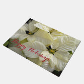 Paillasson Joyeuses vacances Poinsettias Doormat (Incliné)