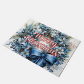 Paillasson Joyeuses vacances Wreath | Joyeux Noël (Incliné)