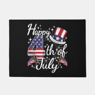 Paillasson Joyeux 4 juillet Drapeau américain patriotique USA
