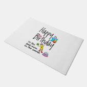 Paillasson Joyeux anniversaire à la meilleure maman du monde (Incliné)