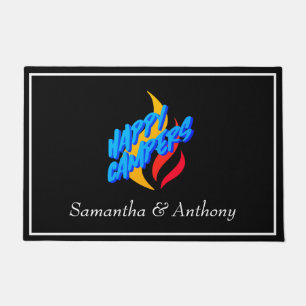 Paillasson Joyeux Campers N'importe quel nom RV Cabine Graphi