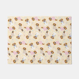 Paillasson Joyeux Chiens Beagles de Pâques
