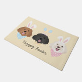 Paillasson Joyeux Chiens de Pâques (Incliné)