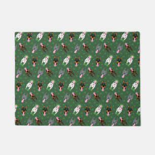 Paillasson Joyeux Chiens Dobermann Jour de la Saint Patrick