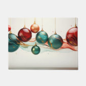 Paillasson Joyeux design de natte de Noël (Devant)