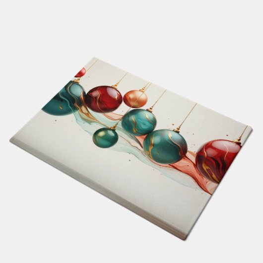 Paillasson Joyeux design de natte de Noël (Incliné)