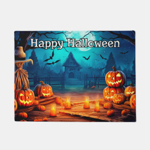 Paillasson Joyeux Halloween Des Citrouilles terrifiants