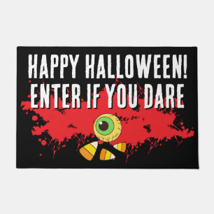 Paillasson Joyeux Halloween Entrez Si Vous Osez Bienvenue Mat