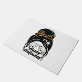 Paillasson Joyeux Halloween Jour 2021 Halloween Leopard Maman (Incliné)