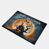Paillasson Joyeux Halloween | Maison ancienne hantée (Incliné)