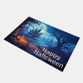Paillasson Joyeux Halloween | Maison hantée (Incliné)