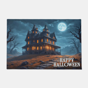 Paillasson Joyeux Halloween Maison Hantée