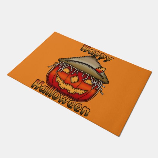 Paillasson Joyeux Halloween Scarecrow Jack (Incliné)