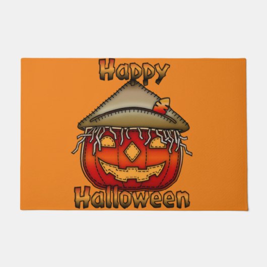 Paillasson Joyeux Halloween Scarecrow Jack (Devant)