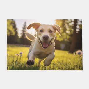 Paillasson Joyeux Labrador Puppy Running