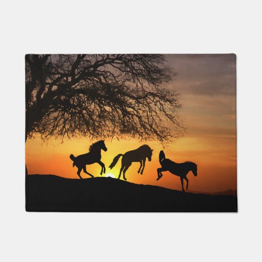 Paillasson Joyeux mât de porte de cheval (Devant)