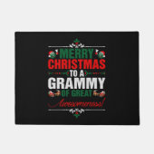 Paillasson Joyeux Noël À Un Grammy D'Une Grande Compréhension (Devant)