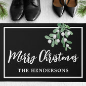 Paillasson Joyeux Noël customisé Noir