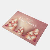 Paillasson Joyeux Noël Pink CALIGRAPHIE Flocon de neige (Incliné)