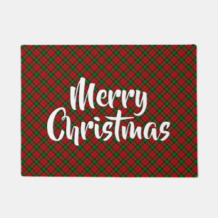 Paillasson Joyeux Noël Plaid Kerr Tartan