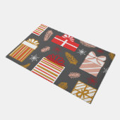 Paillasson Joyeux Noël Retro Stations Vacances (Incliné)