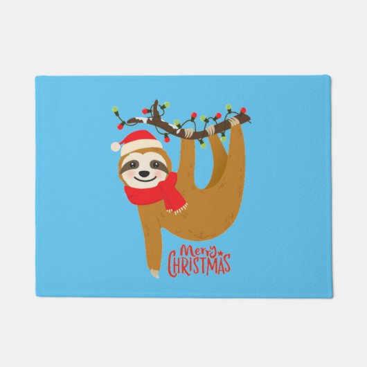 Paillasson Joyeux Noël Sloth (Devant)