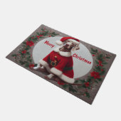 Paillasson Joyeux Noël Weimaraner Chien avec Noël Noël Noël N (Incliné)
