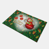 Paillasson Joyeux Ours de Noël (Incliné)