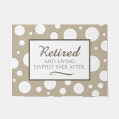 Paillasson Joyeux Retraité Mat De Porte (Devant)