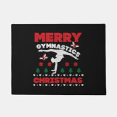 Paillasson Joyeux T-shirt Gymnastique Noël (Devant)