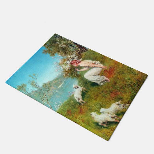 Paillasson Joys of Spring (par John Collier) (Incliné)