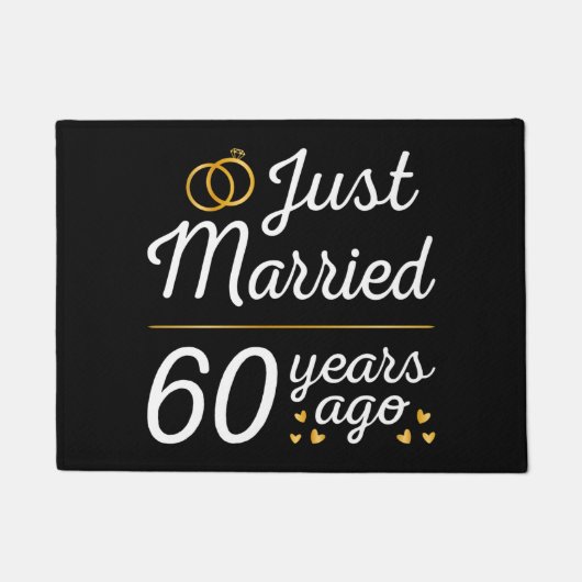 Paillasson Just Married 60 Years Ago II (Devant)