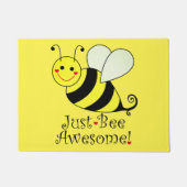 Paillasson Juste le jaune impressionnant d'abeille gaffent (Devant)