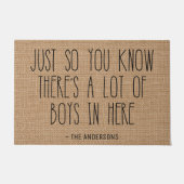 Paillasson Juste pour que vous sachiez qu'il y a beaucoup de  (Devant)