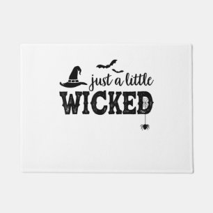 Paillasson Juste un peu méchant T-shirt Halloween pour femmes
