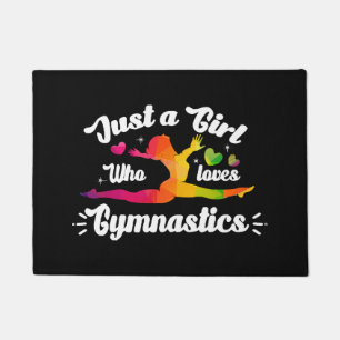 Paillasson Juste une fille qui aime la gymnastique