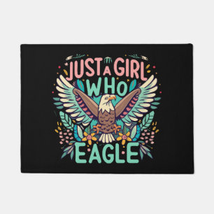 Paillasson juste une fille qui aime l'Aigle des Philippines