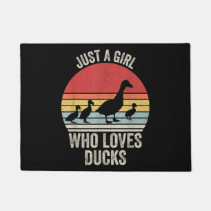 Paillasson Juste Une Fille Qui Aime Les Canards Propriétaire