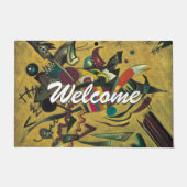 Paillasson Kandinsky Abstrait Art Moderne Accueil Professionn (Devant)