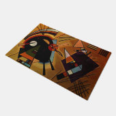 Paillasson Kandinsky - Noir et Violet, (Incliné)