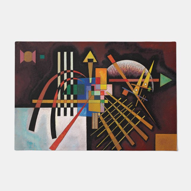 Paillasson Kandinsky peinture Abstraite oeuvre classique (Devant)