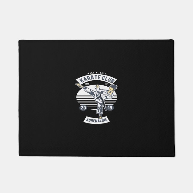Paillasson karaté club adrénaline (Devant)