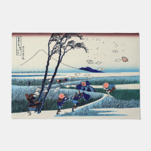 Paillasson Katsushika Hokusai - Ejiri dans la province de Sur