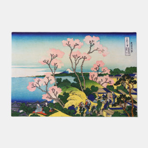 Paillasson Katsushika Hokusai - Gotenyama, Tokaido, Shinagawa