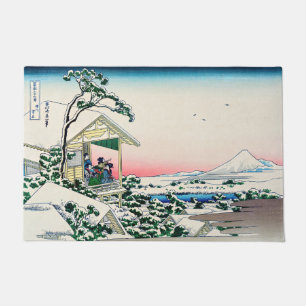Paillasson Katsushika Hokusai - Maison de thé à Koishikawa