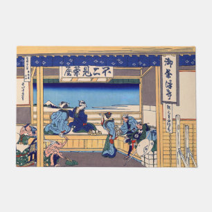Paillasson Katsushika Hokusai - Yoshida sur le Tokaido