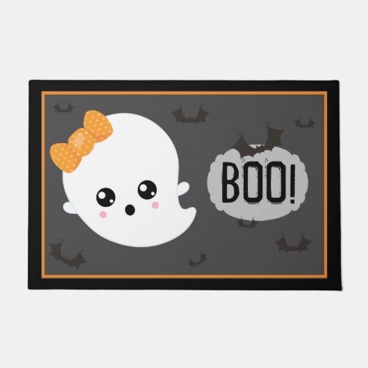 Paillasson Kawaii Fantôme Halloween (Devant)
