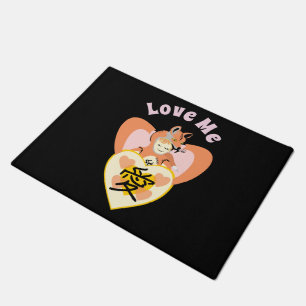 Paillasson Kawaii Foxy Cosplay Love Heart