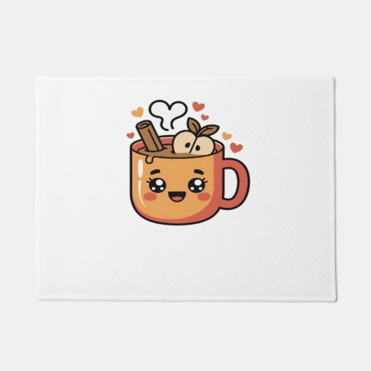 Paillasson kawaii thé d'automne classique T-shirt (Devant)