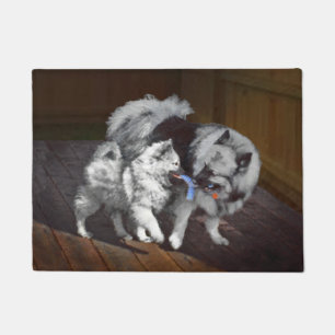 Paillasson Keeshond Playtime Painting